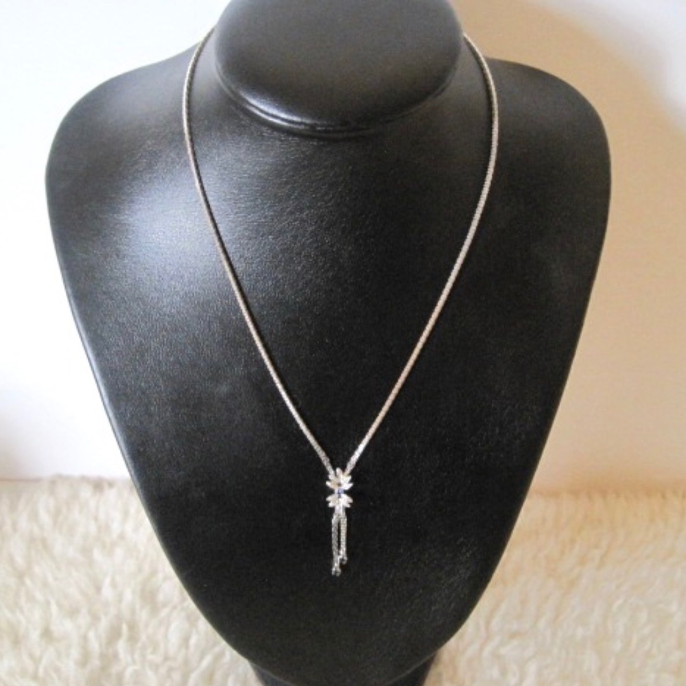 Sterling Silver (0.925) Tassel Pendent Necklace